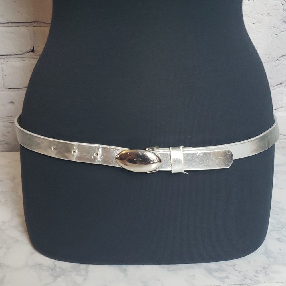 Y2K Silver Belt M/L